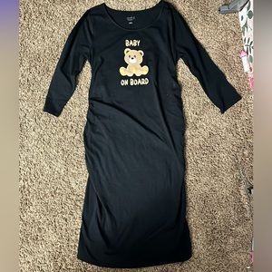 Pressed maternity dress